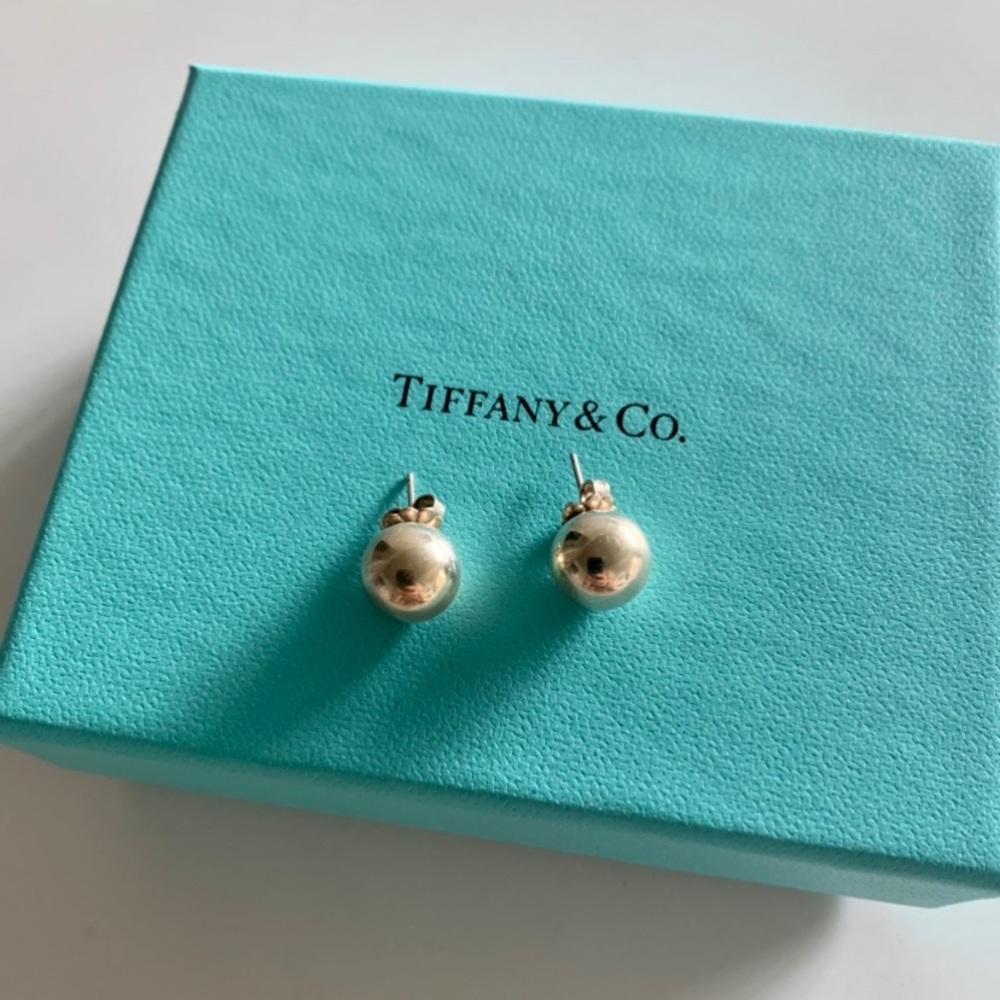 Tiffany and Co. Silver Ball earrings